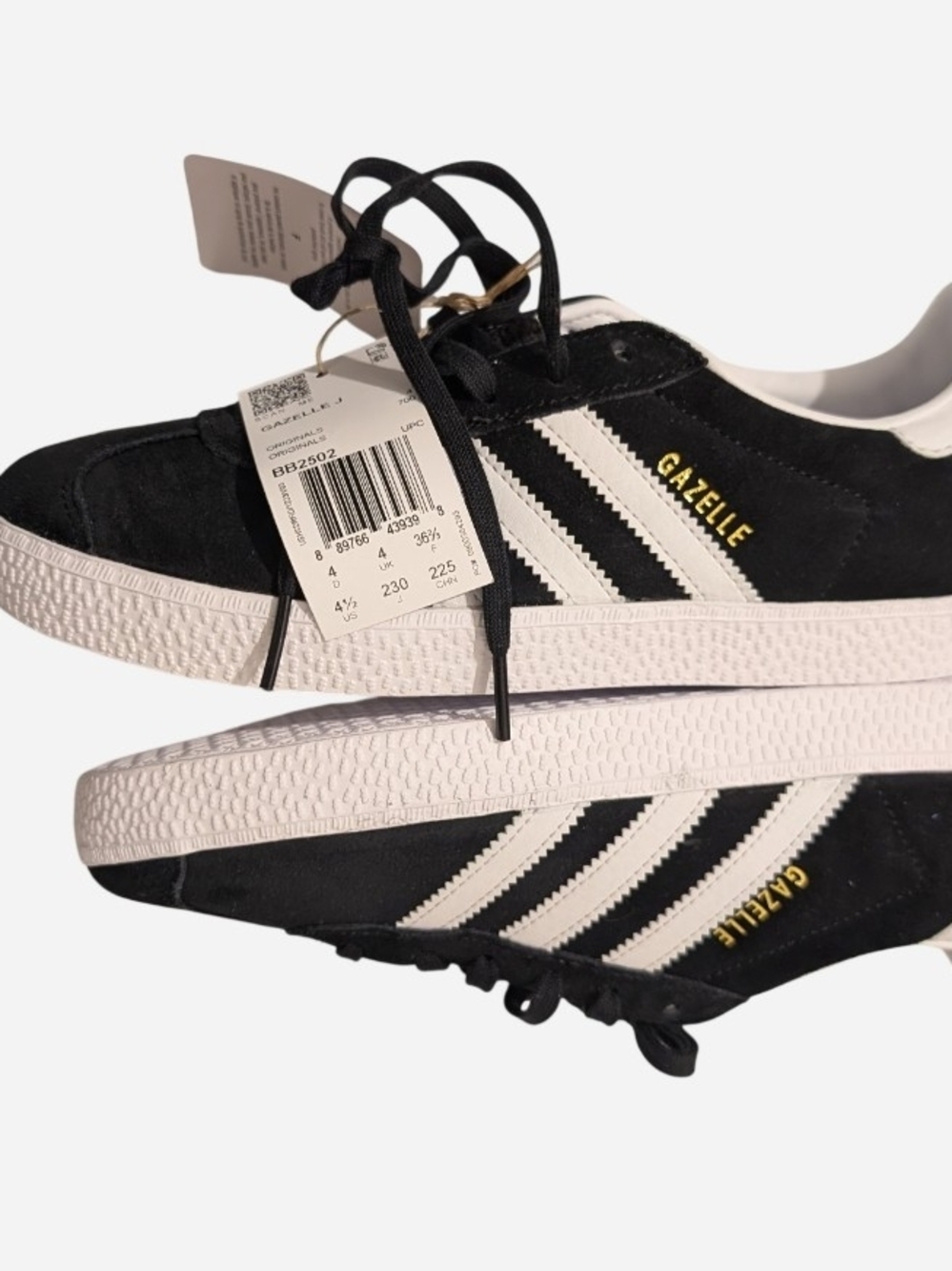 adidas Womens Black & White Classic Sneaker - Picture 2 of 9